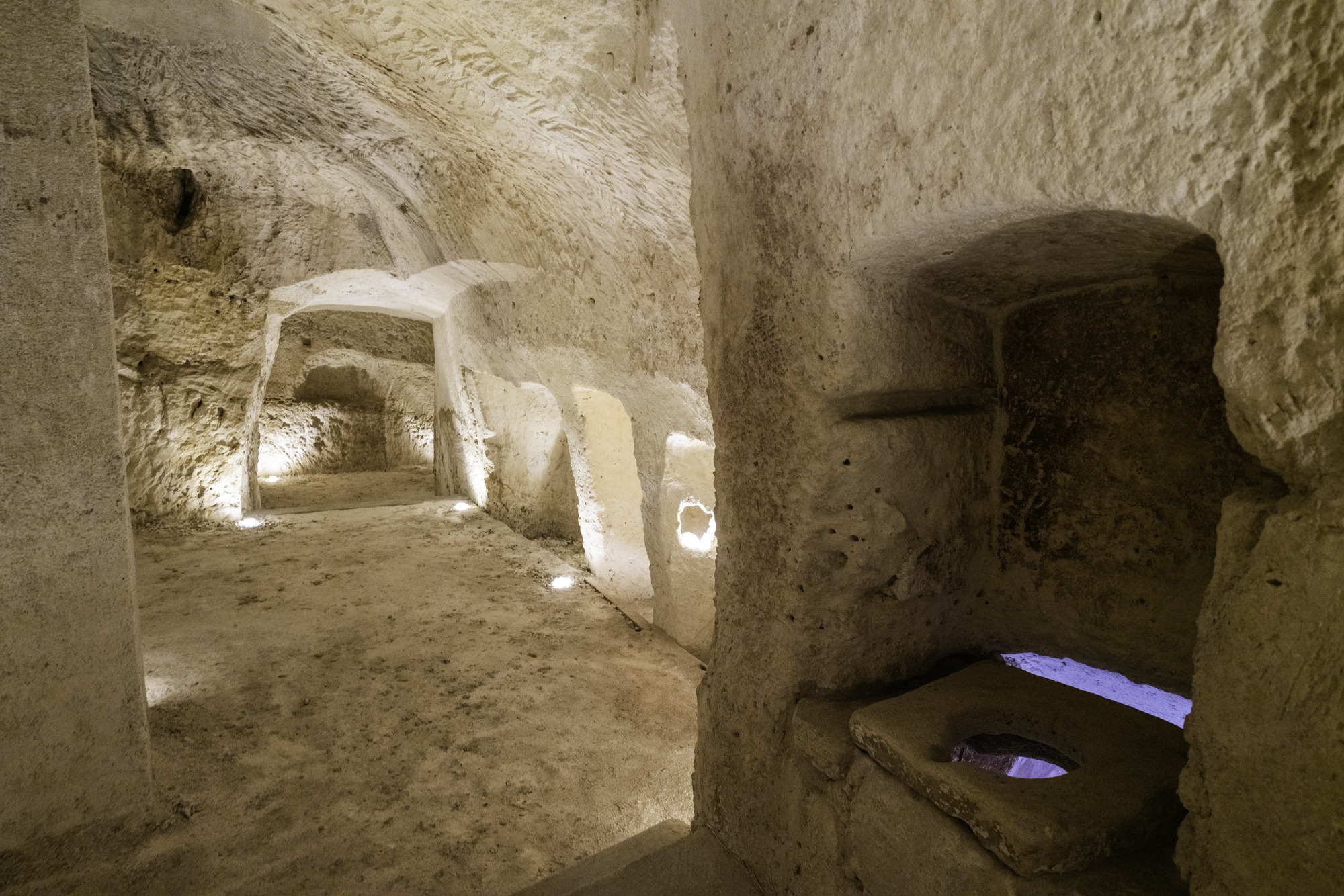 Ipogeo scavato nel tufo — La Suite del Marchese
